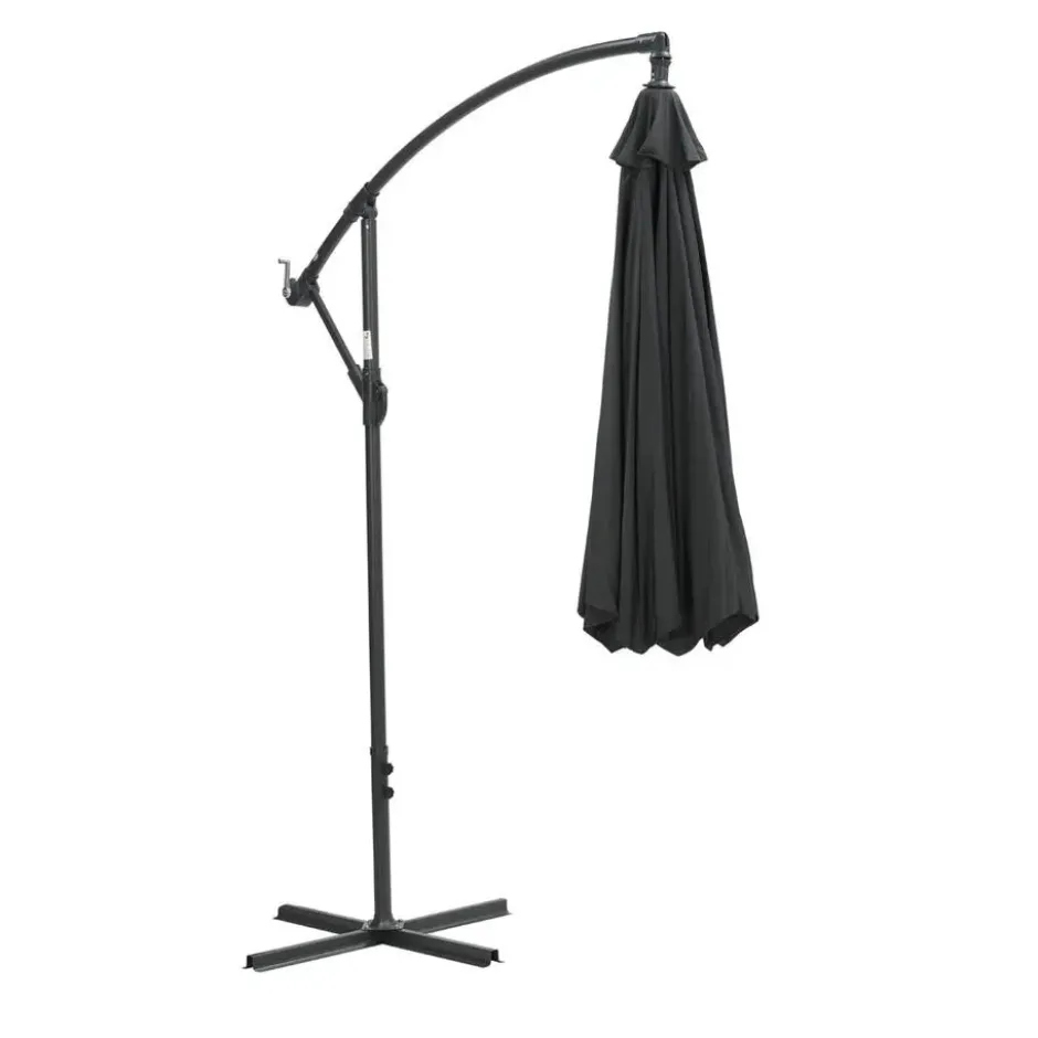 Garden Impressions Athene Zweefparasol Ø300 cm donker grijs