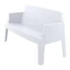 Garden Impressions Box tuinbank L138 cm the original - wit