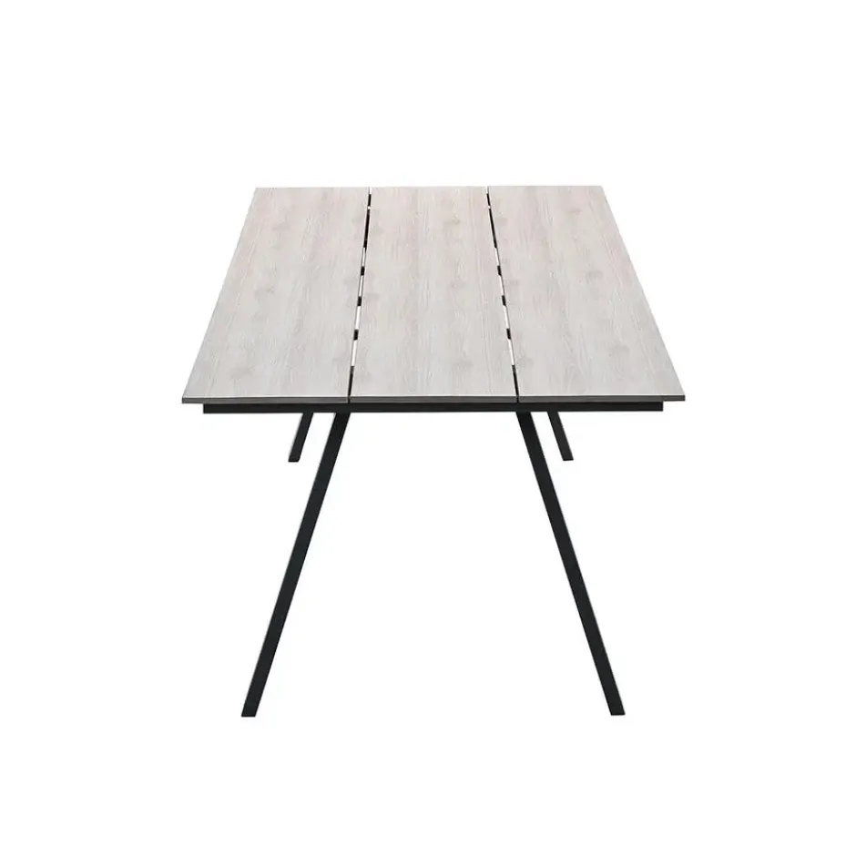 Garden Impressions Braga tuintafel 220 x 100 cm - donker grijs