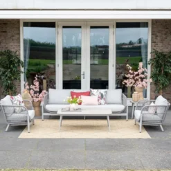 Garden Impressions Burela loungetafel 130x70 cm - taupe