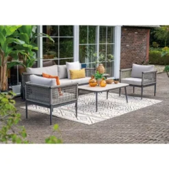 Garden Impressions Burela loungetafel 130x70 cm - light teak look