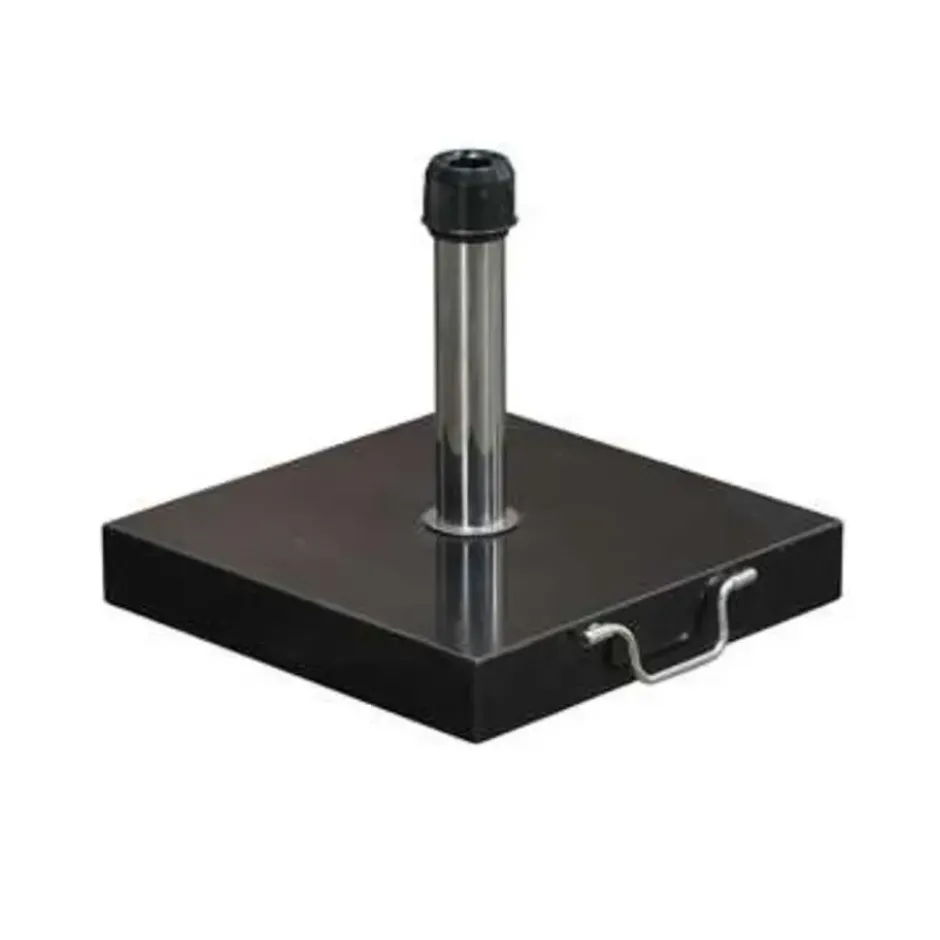 Garden Impressions Cosmo granieten parasolvoet 30 kg - zwart
