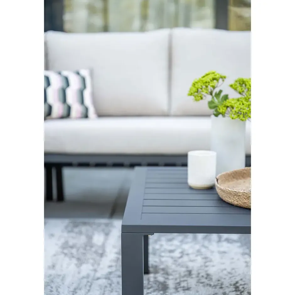 Garden Impressions Durban loungeset hoek 4-delig - desert sand