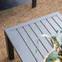 Garden Impressions Durban loungeset 4-delig donker grijs - desert sand