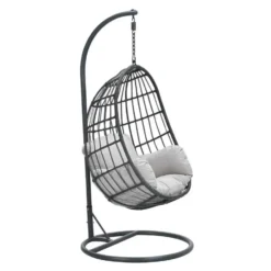 Garden Impressions Esmee hangstoel swing egg - donker grijs