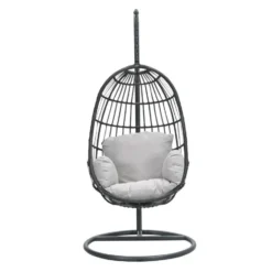 Garden Impressions Esmee hangstoel swing egg - donker grijs