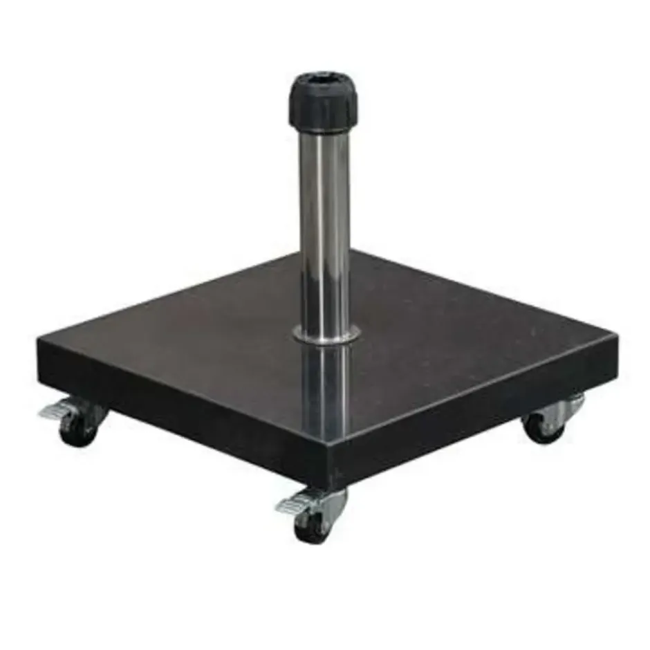 Garden Impressions Eureka granieten parasolvoet 40 kg - zwart