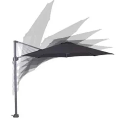 Garden Impressions Hawaii zweefparasol S Ø300 cm zwart
