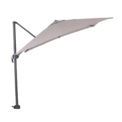 Garden Impressions Hawaii zweefparasol S 250x250 - d. grijs - zand