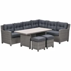 Garden Impressions Jaru lounge dining set 5-delig rechts - vironwood
