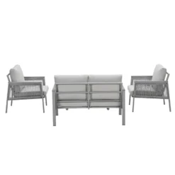 Garden Impressions Kreta loungeset 4-delig - taupe