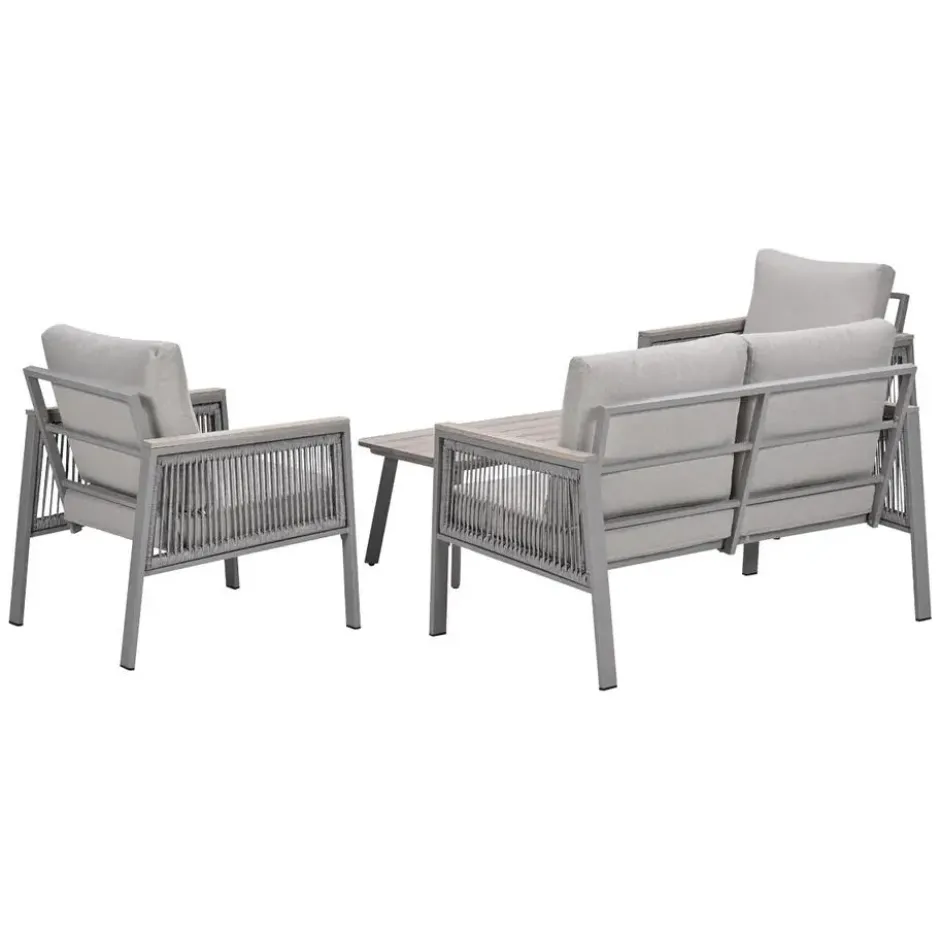 Garden Impressions Kreta loungeset 4-delig - taupe