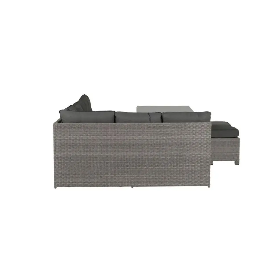 Garden Impressions Lapa lounge dining set 5-delig - grijs