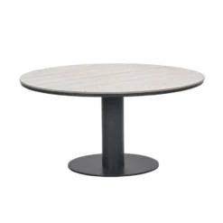 Garden Impressions Leona tuintafel Ø150 cm - donker grijs