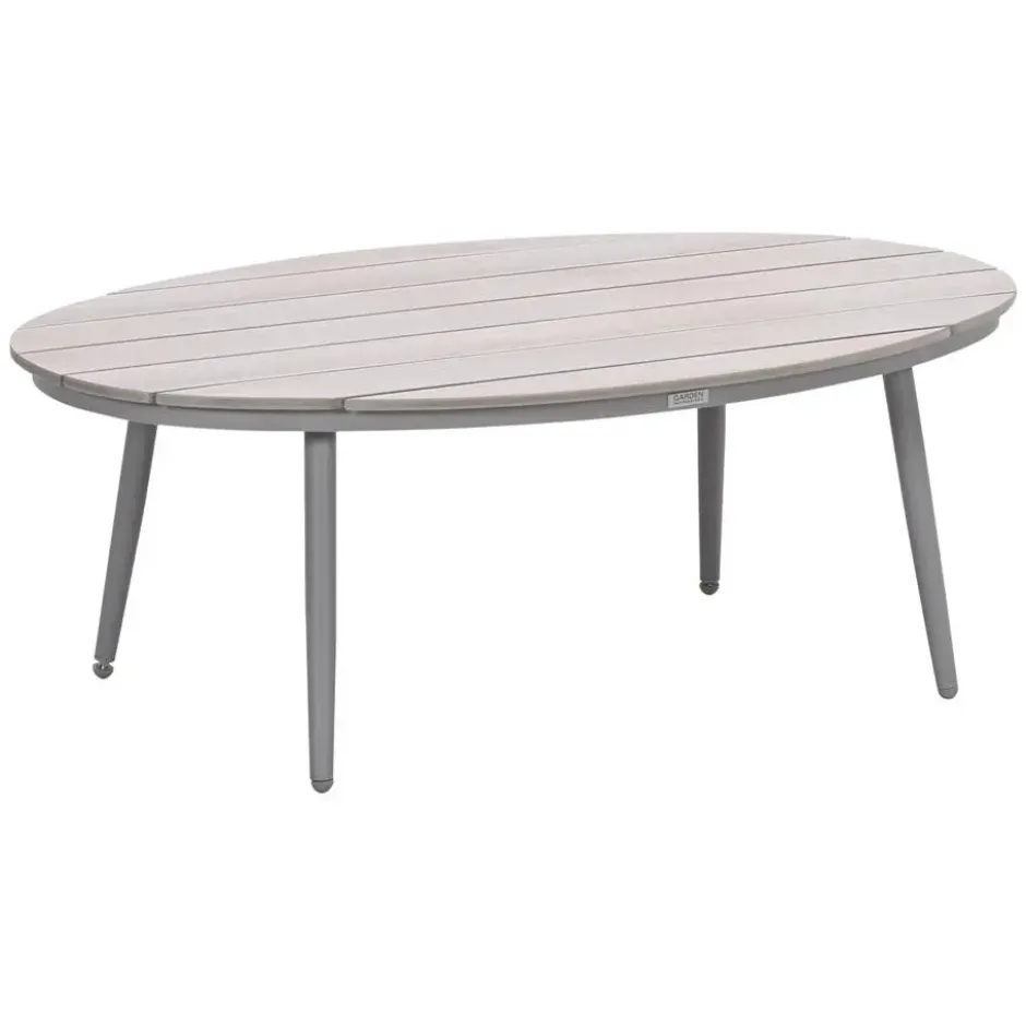 Garden Impressions Lucas bijzettafel ovaal 120 x 75 x 45 cm - taupe