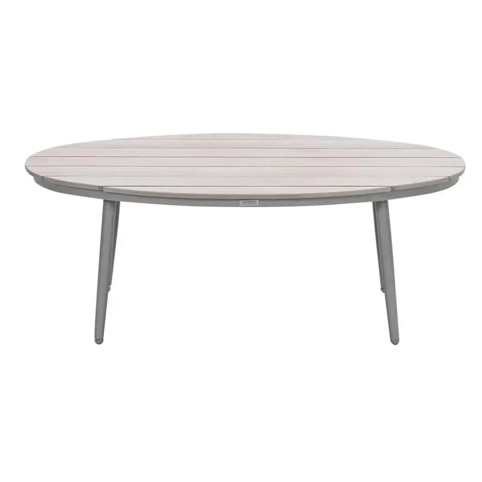 Garden Impressions Lucas bijzettafel ovaal 120 x 75 x 45 cm - taupe