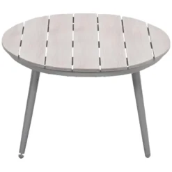 Garden Impressions Lucas bijzettafel ovaal 120 x 75 x 45 cm - taupe