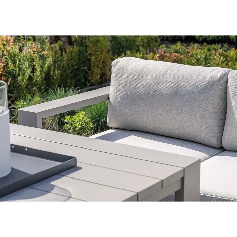 Garden Impressions Malakka lounge dining set 4-delig - taupe