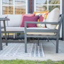 Garden Impressions Markus lounge dining set 4-delig desert sand