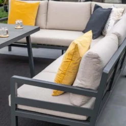 Garden Impressions Markus lounge dining set 4-delig links-desert sand