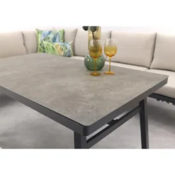 Garden Impressions Markus lounge dining set 4-delig links-desert sand
