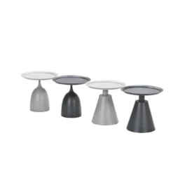 Garden Impressions Mati bijzettafel Ø50xH48 cm - donker grijs