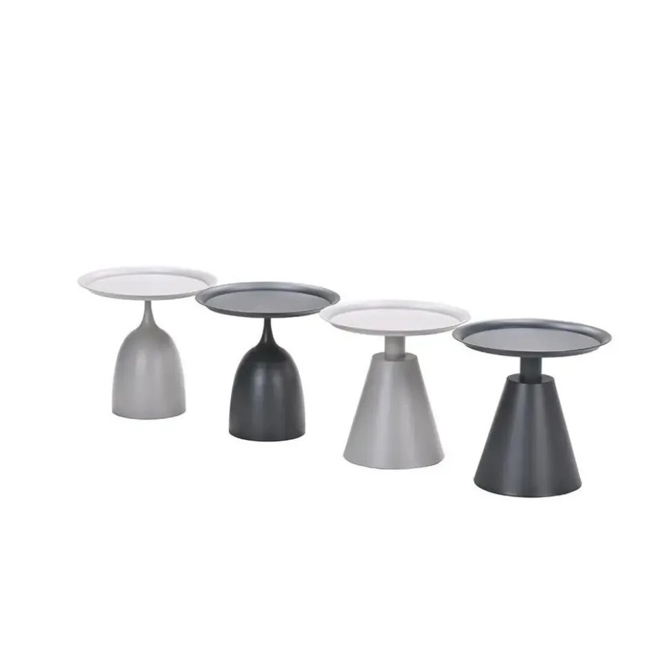 Garden Impressions Mati bijzettafel Ø50xH48 cm - donker grijs