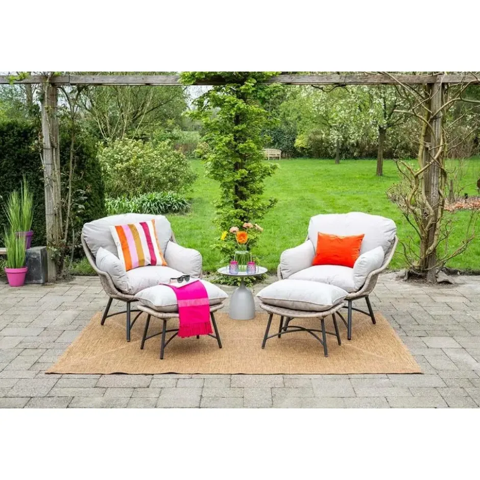 Garden Impressions Mati bijzettafel Ø50xH48 cm - taupe