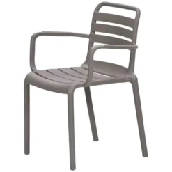 Garden Impressions Moos tuinstoel taupe - 2 stuks
