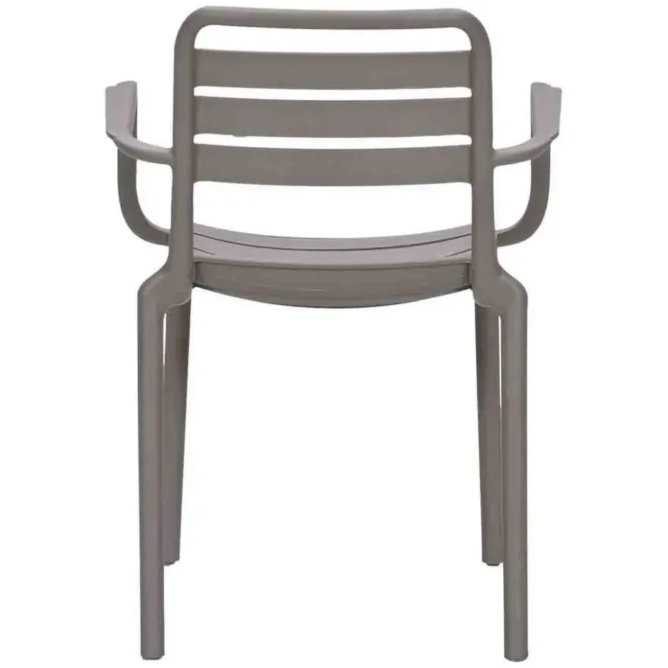 Garden Impressions Moos tuinstoel taupe - 2 stuks