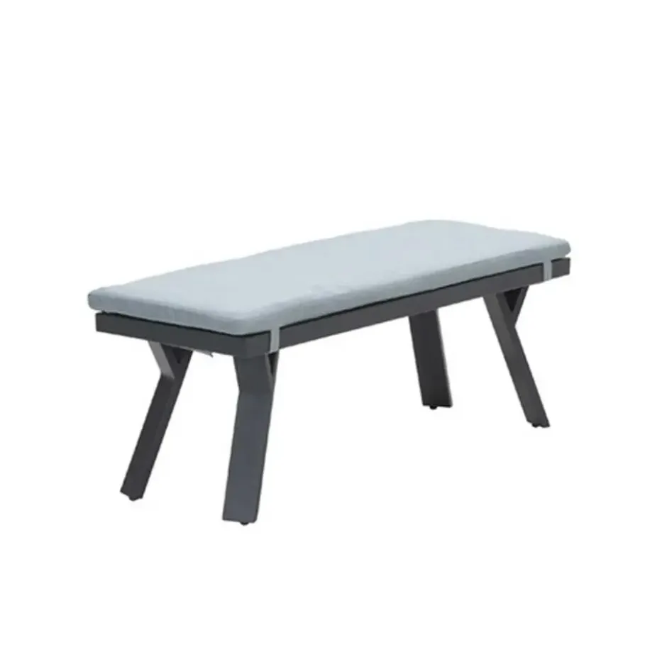 Garden Impressions Senja sport tuinbankje 110x40xH45 - mint grijs