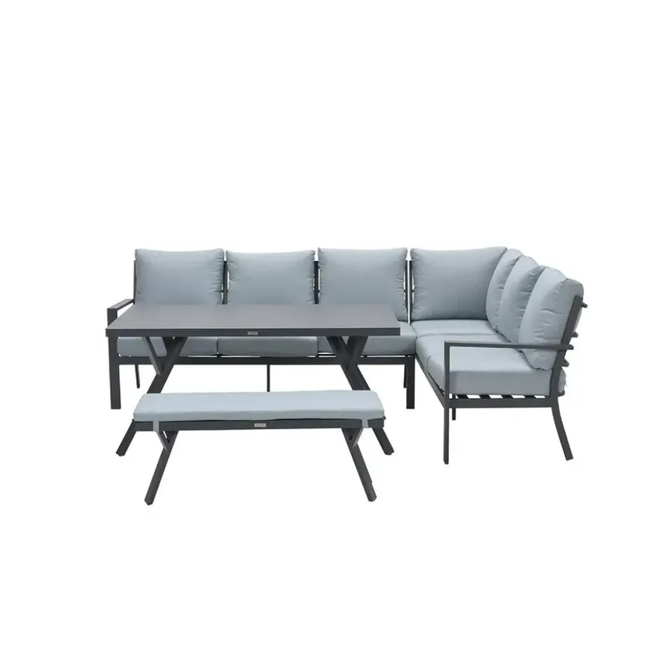 Garden Impressions Senja sport tuinbankje 110x40xH45 - mint grijs