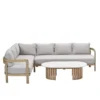 Garden Impressions Sirocco loungeset 3-delig L - acacia - grey sand