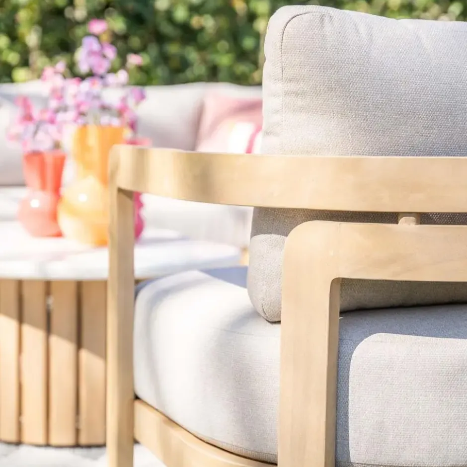 Garden Impressions Sirocco lounge dining set 2-delig L - grey sand