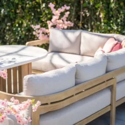 Garden Impressions Sirocco lounge dining set 2-delig L - grey sand