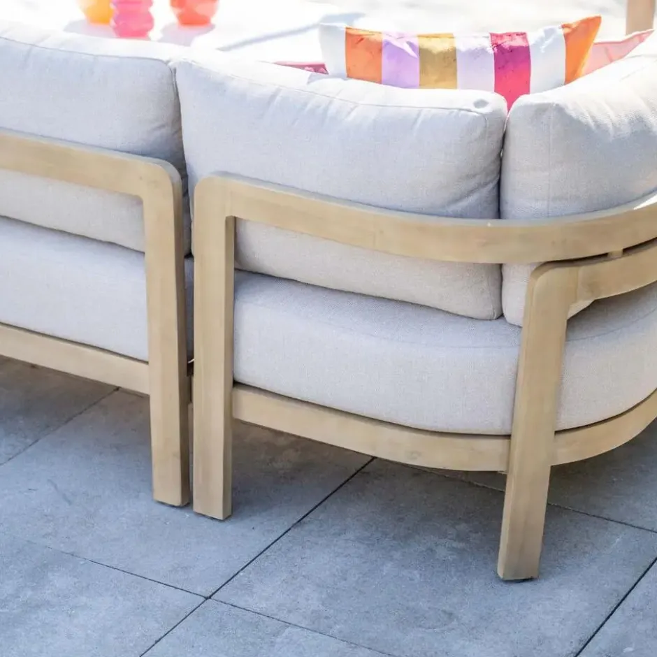 Garden Impressions Sirocco lounge dining set 2-delig R - grey sand