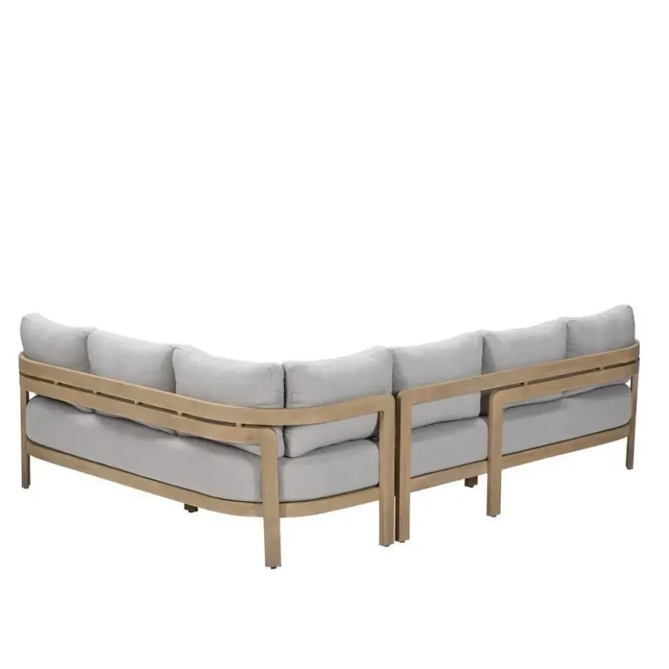 Garden Impressions Sirocco lounge dining set 2-delig R - grey sand