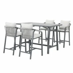 Garden Impressions Tarera bar tuinset 5-delig - donker grijs