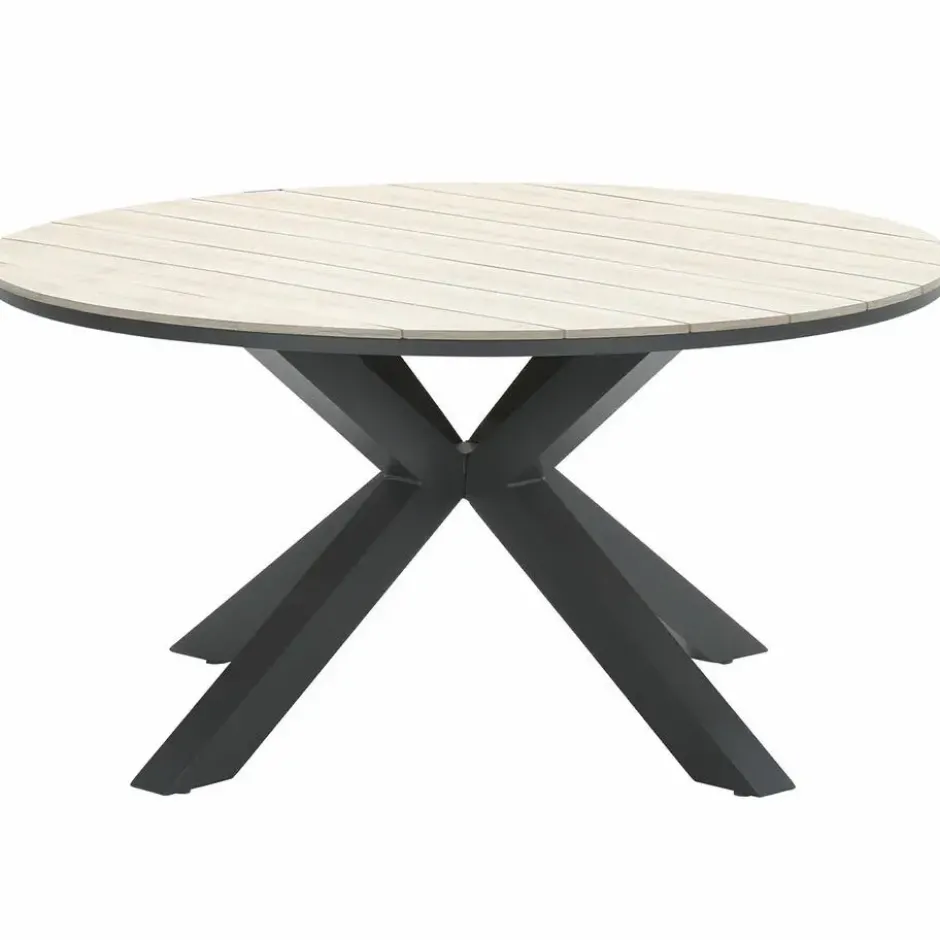 Garden Impressions Tulli tuintafel 148 cm - licht bruin