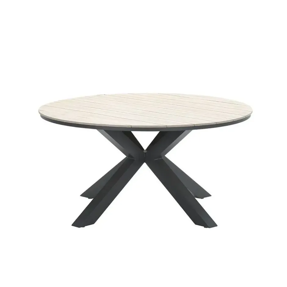 Garden Impressions Tulli tuintafel 148 cm - licht bruin
