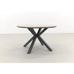 Garden Impressions Tulli tuintafel 122 cm - licht bruin