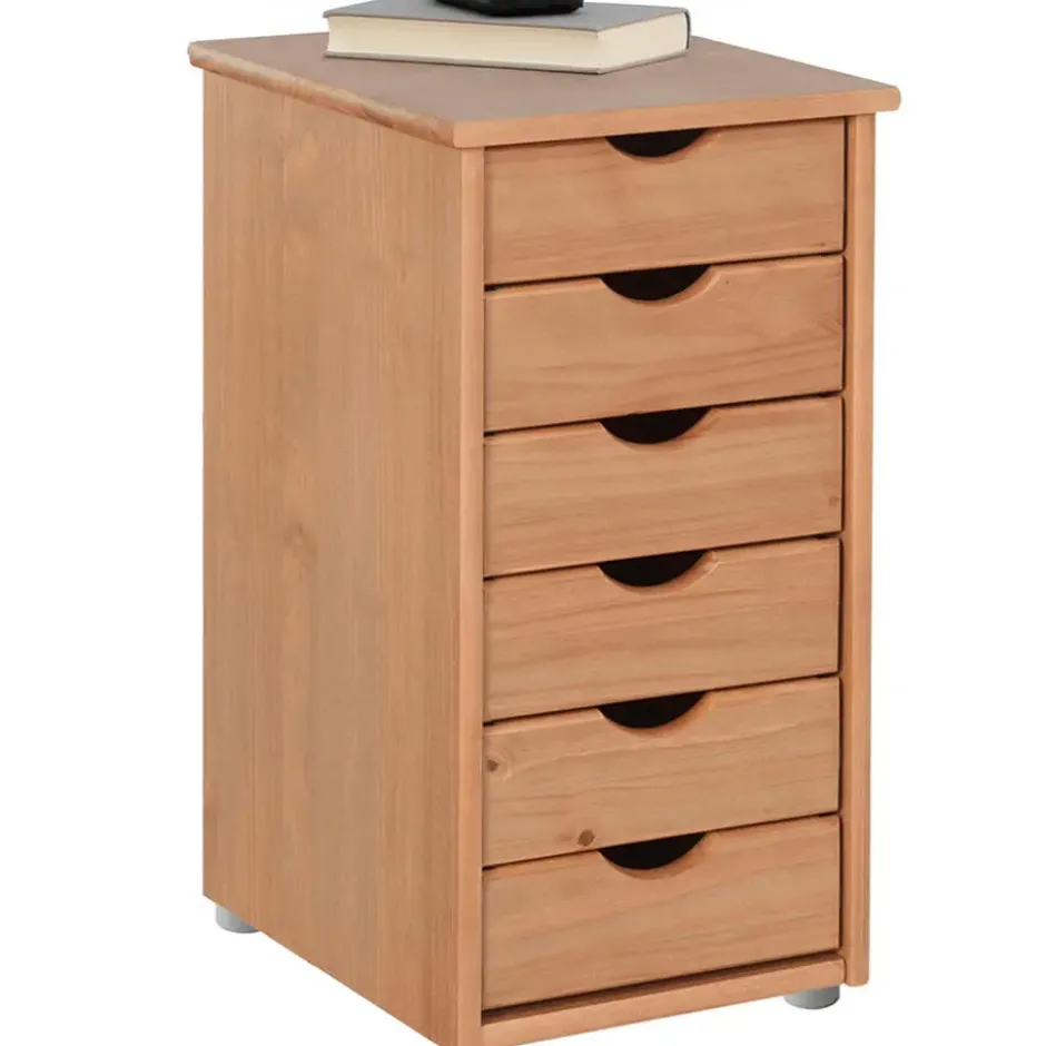 Gava - Commode met 6 laden dennenhouten