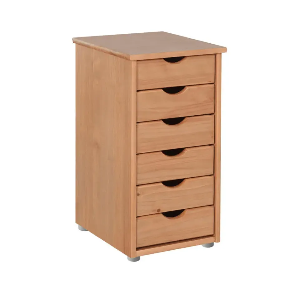 Gava - Commode met 6 laden dennenhouten