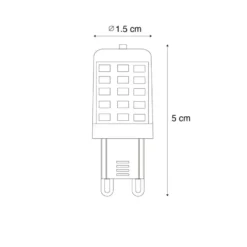 G9 dimbare LED lamp opaal 3W 250 lm 3000K
