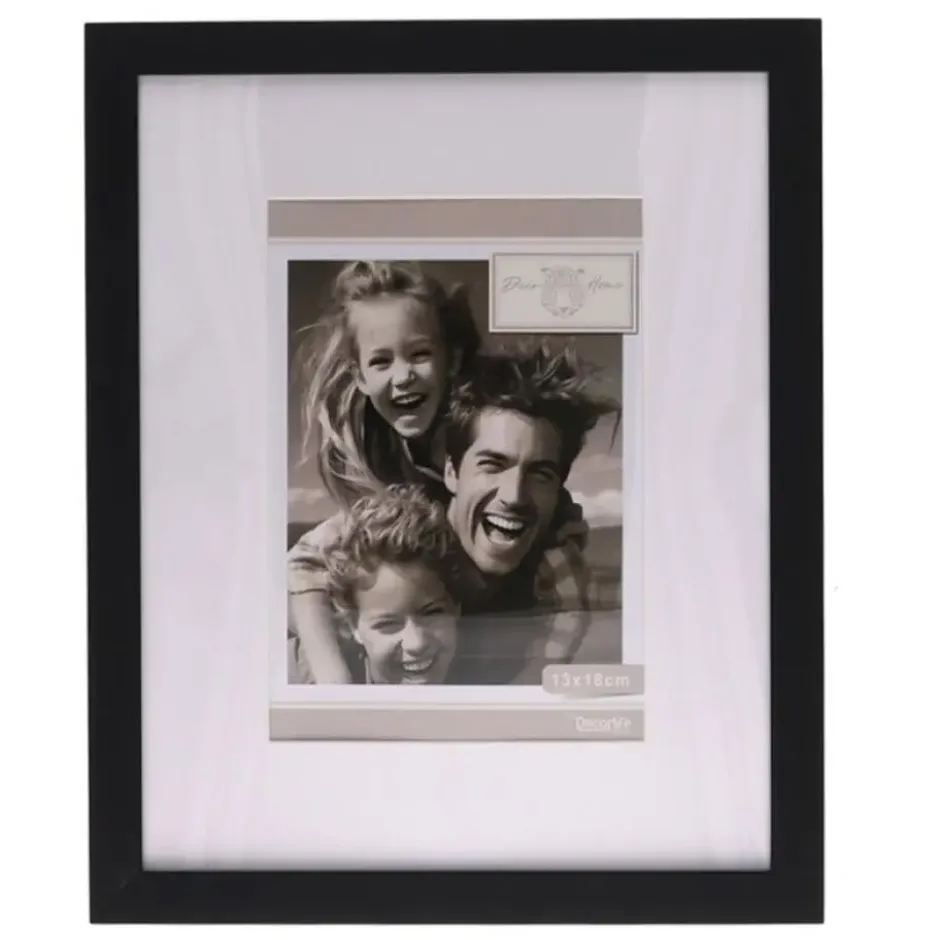 Gerimport Fotolijstje Paris - 20 x 25 cm - zwart - passe partout