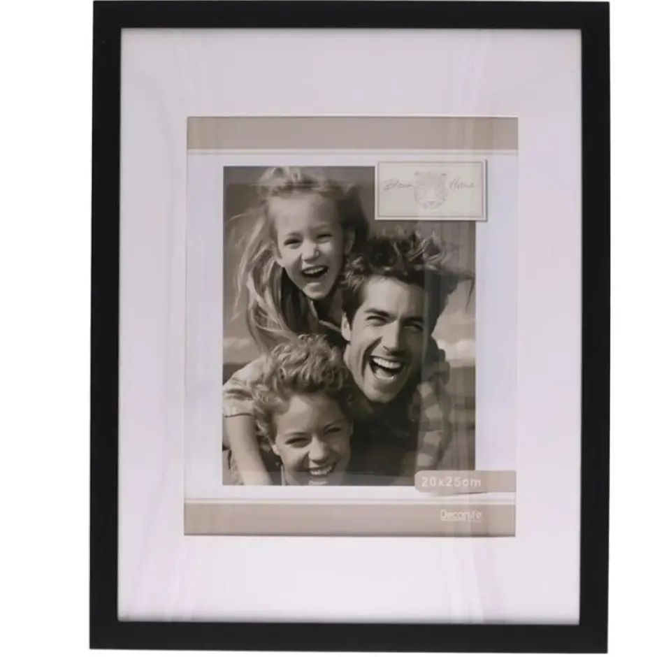 Gerimport Fotolijstje Paris - 28 x 35 cm - zwart - passe partout
