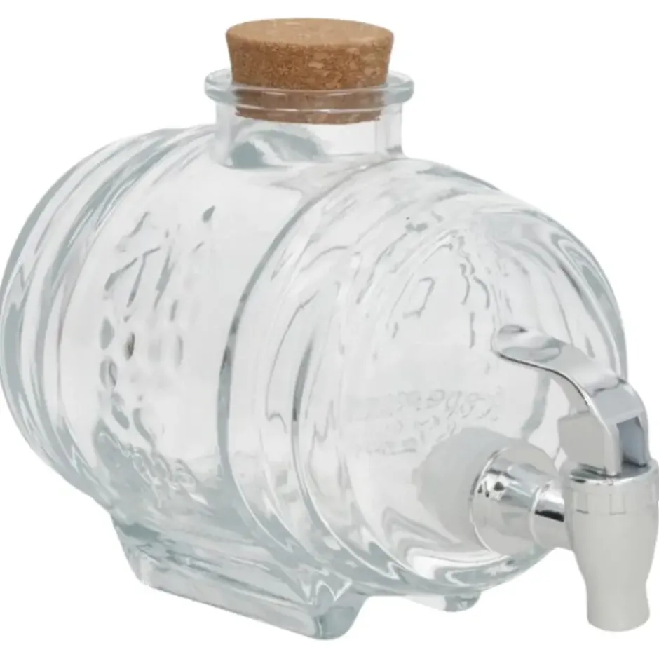 Gerimport Limonade / sap dispenser - 1000 ml - borosilicaat glas