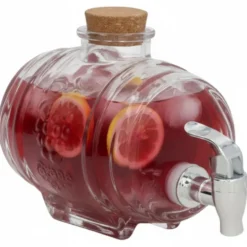 Gerimport Limonade / sap dispenser - 8000 ml - borosilicaat glas
