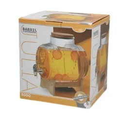 Gerimport Limonade / sap dispenser - 5 Liter - borosilicaat glas