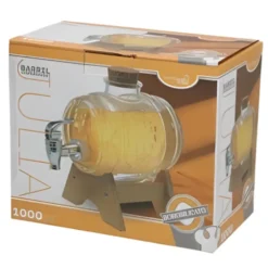 Gerimport Limonade / sap dispenser - 1 Liter - borosilicaat glas